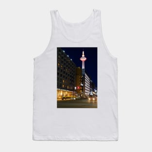 Kyoto Tower in Japan Tank Top